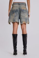 Dirty Bleach Revenge Jorts - Image 3