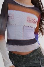 Reverie Mesh Long Sleeve Top - Image 5
