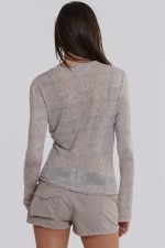 Leopard Mist Long Sleeve Top - Image 5
