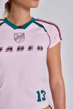 Pink No.13 Football Baby Tee - Image 15