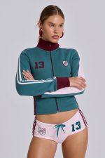 Pink No.13 Football Mini Shorts - Image 11