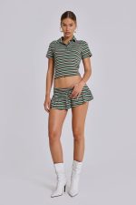Mila Stripe Polo Shirt - Image 14