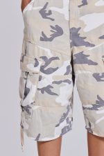 Snow Camo Cadet Cargo Shorts - Image 10