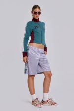 Silver Alyx Longline Football Shorts - Image 2
