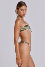 Carina Stripe Micro Bikini Top - Image 10