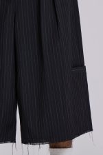 Black Pinstripe XL Goliath Baggy Shorts - Image 5