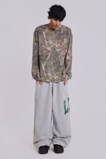 LDN Print Grey Marl Monster Joggers - Image 2