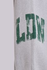 LDN Print Grey Marl Monster Joggers - Image 4