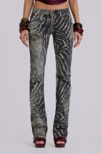 Leona Bootcut Cooper Jeans in Zebra - Image 2