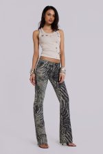 Leona Bootcut Cooper Jeans in Zebra - Image 5