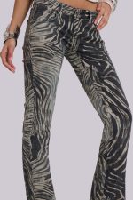 Leona Bootcut Cooper Jeans in Zebra - Image 8