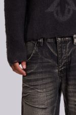 Washed Black Blaze Flared Jeans - Image 9