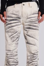 Arctic White Drift Flared Jeans - Image 6