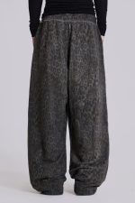 Charcoal Leopard Monster Joggers - Image 4