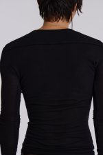 Black Haze Henley Top - Image 4