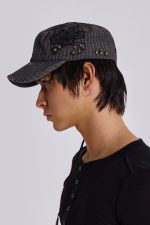Pinstripe Baker Boy Hat - Image 3