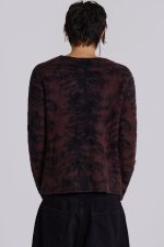 Brown Tiger Brushed Knit Jumper - Image 4