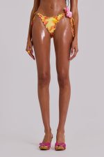 Lucia Ruffle Bikini Bottom with Flower Detail - Image 6
