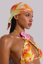Lucia Satin Bandana Scarf - Image 5