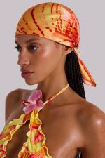 Lucia Satin Bandana Scarf - Image 2