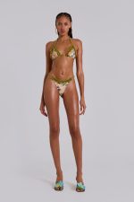 Fatale Ruffle Bikini Top in Sunrise Bloom - Image 4