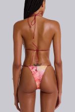 Cantha Micro Bikini Bottoms in Sunset - Image 3