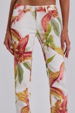 Lily Floral Bootcut Jeans - Image 8