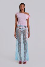 Beaded Shell Woven Belt - Image 5