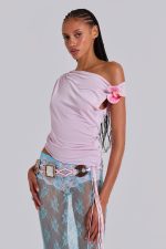 Beaded Shell Woven Belt - Image 4