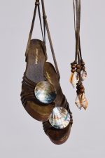 Arielle Shell Wooden Platform Sandal - Image 3