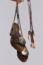 Arielle Shell Wooden Platform Sandal - Image 9