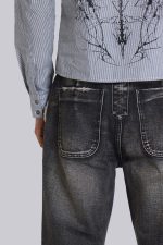Washed Black Blaze Flared Jeans - Image 13