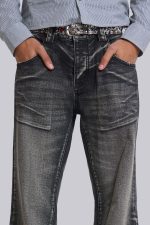 Washed Black Blaze Flared Jeans - Image 11