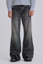 Washed Black Blaze Flared Jeans - Image 8