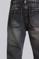 Washed Black Blaze Flared Jeans - Image 14