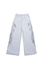 White Baggy Blade Joggers - Image 8