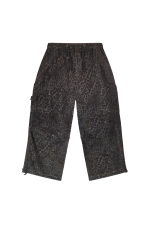Charcoal Leopard Parachute Pants - Image 12