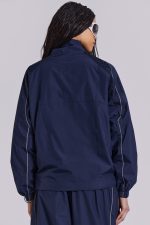 Navy Vapor Tracksuit Top - Image 5