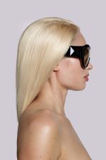 Noctra XL Stud Sunglasses in Amber - Image 8
