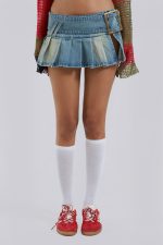 Ludlow Denim Mini Skirt - Image 4