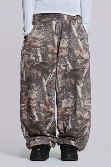 Woodland Camo Baggy Cuffed Monster Joggers