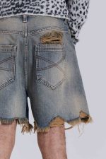 Dirty Bleach Revenge Jorts - Image 7