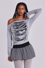 Obsessed Slashed Layered Top - Image 6