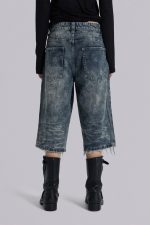 Nia Slim Leg Distressed Jorts - Image 2