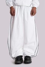 White Vapor Tracksuit Bottoms - Image 8