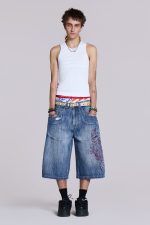 Layered Tribal XL Colossus Jorts - Image 3