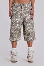 Leopard Fade Colossus Jorts - Image 2