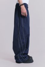 Navy Vapor Tracksuit Bottoms - Image 3