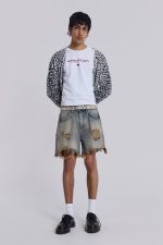 Dirty Bleach Revenge Jorts - Image 3
