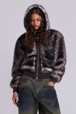 Biome Faux Fur Jacket - Image 5